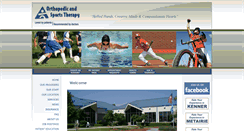 Desktop Screenshot of orthosportstherapy.com